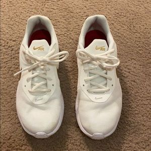 White nike airs